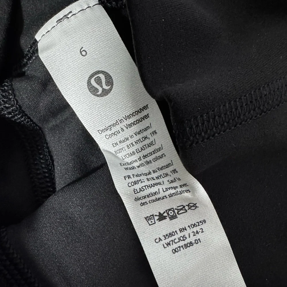 Lululemon Align High-Rise Black 4” Shorts SZ 6 - Picture 7 of 11